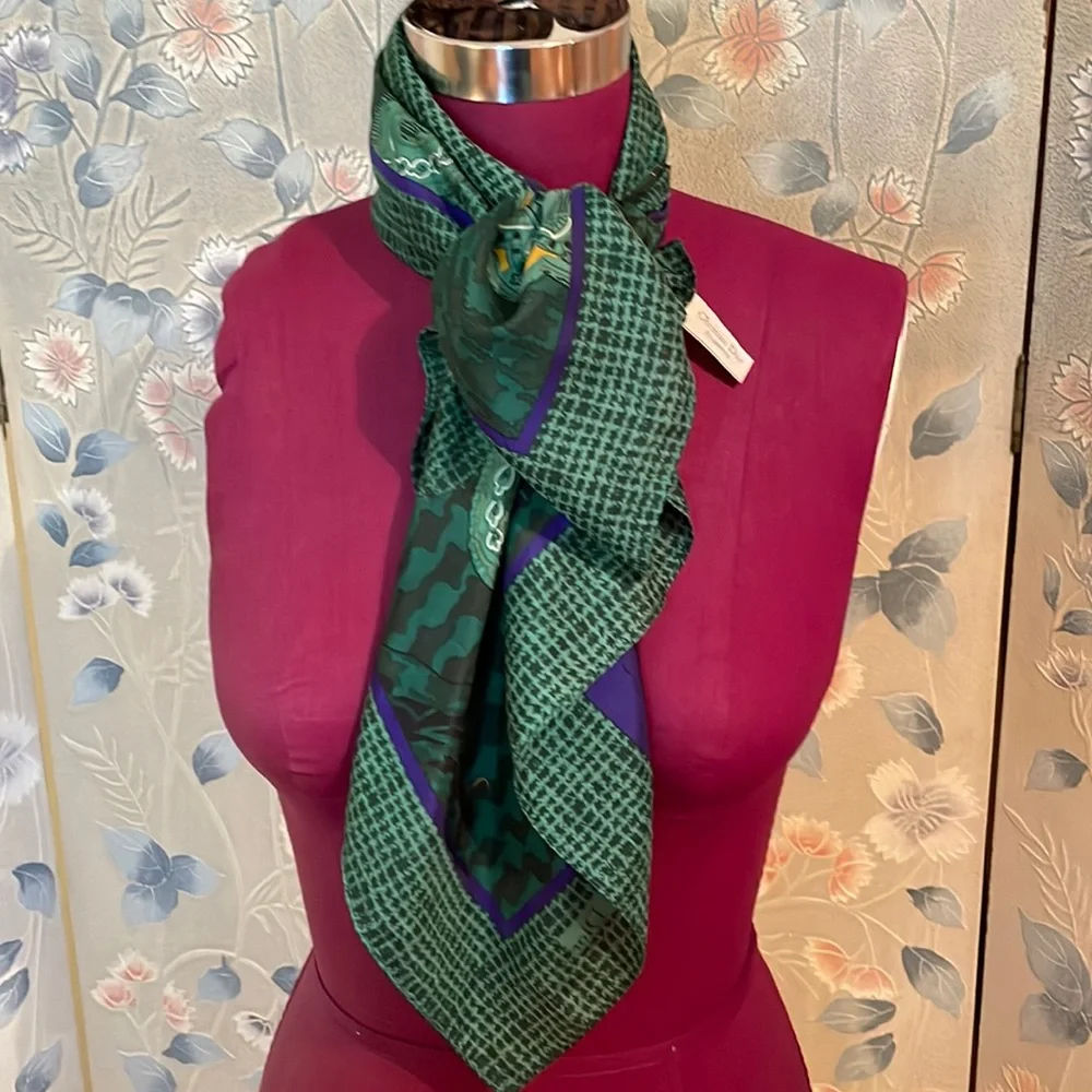 Christian Dior 100% Silk Scarf